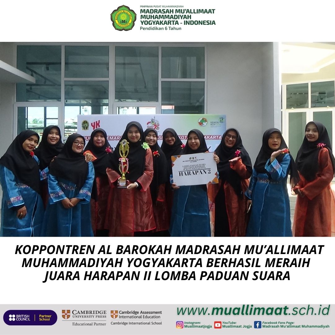 Koppontren Al Barokah Madrasah Muallimaat Muhammadiyah Yogyakarta Berhasil Meraih Juara Harapan 8863