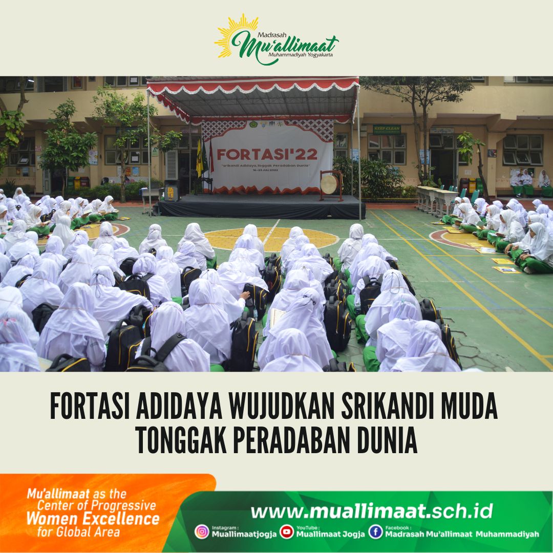 Fortasi Adidaya Wujudkan Srikandi Muda Tonggak Peradaban Dunia Madrasah Muallimaat 2562