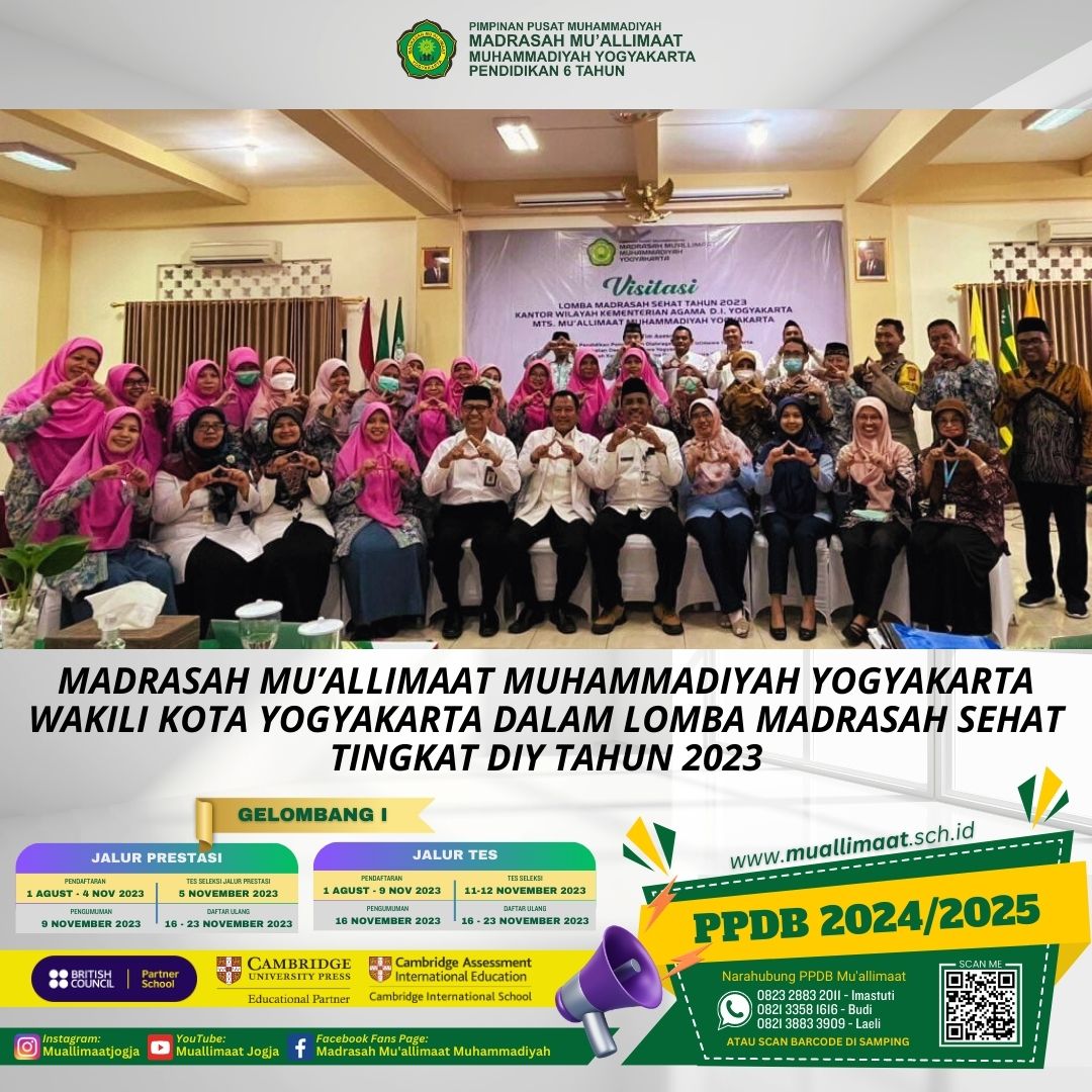 Madrasah Muallimaat Muhammadiyah Yogyakarta Wakili Kota Yogyakarta Dalam Lomba Madrasah Sehat 8191