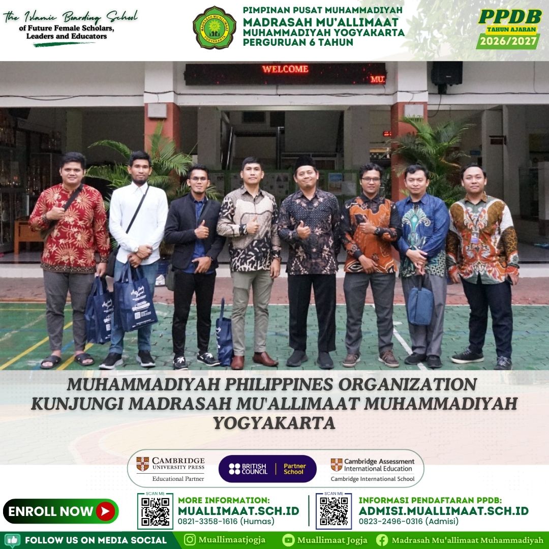 MUHAMMADIYAH PHILIPPINES ORGANIZATION KUNJUNGI MADRASAH MU'ALLIMAAT MUHAMMADIYAH YOGYAKARTA