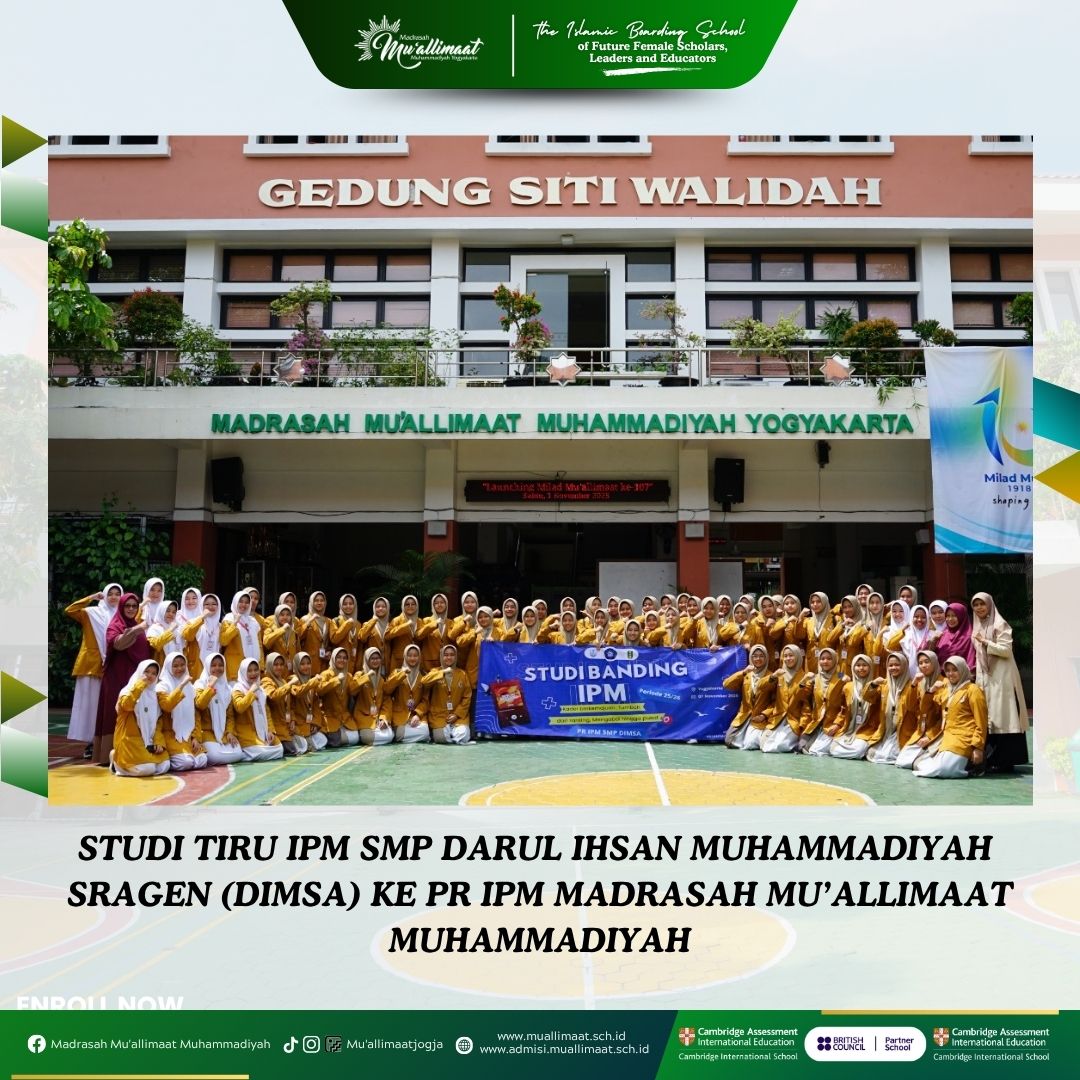 STUDI TIRU IPM SMP DARUL IHSAN MUHAMMADIYAH SRAGEN (DIMSA) KE PR IPM MADRASAH MU’ALLIMAAT MUHAMMADIYAH