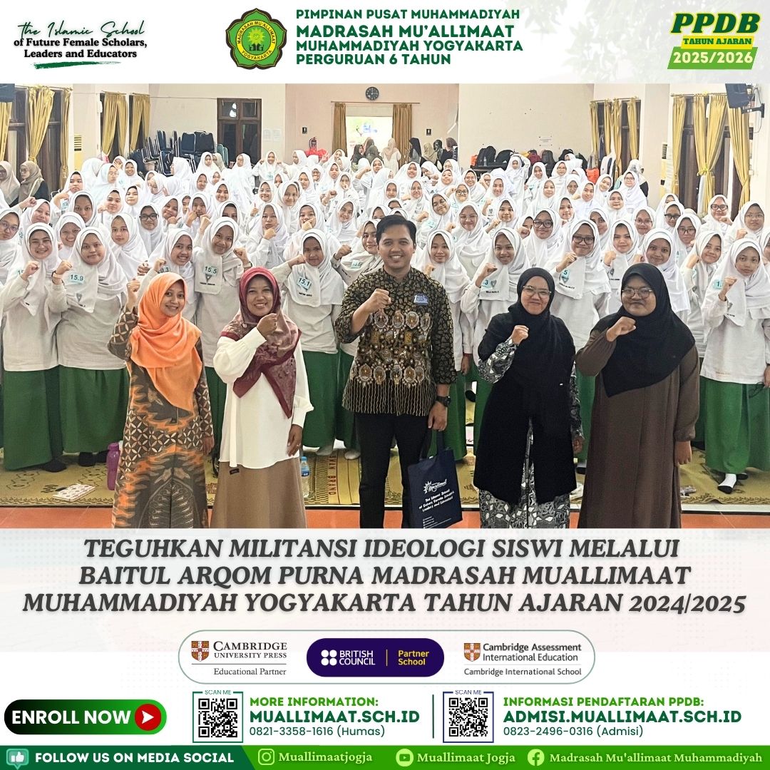 TEGUHKAN MILITANSI IDEOLOGI SISWI MELALUI BAITUL ARQOM PURNA MADRASAH MUALLIMAAT MUHAMMADIYAH YOGYAKARTA TAHUN AJARAN 2024/2025